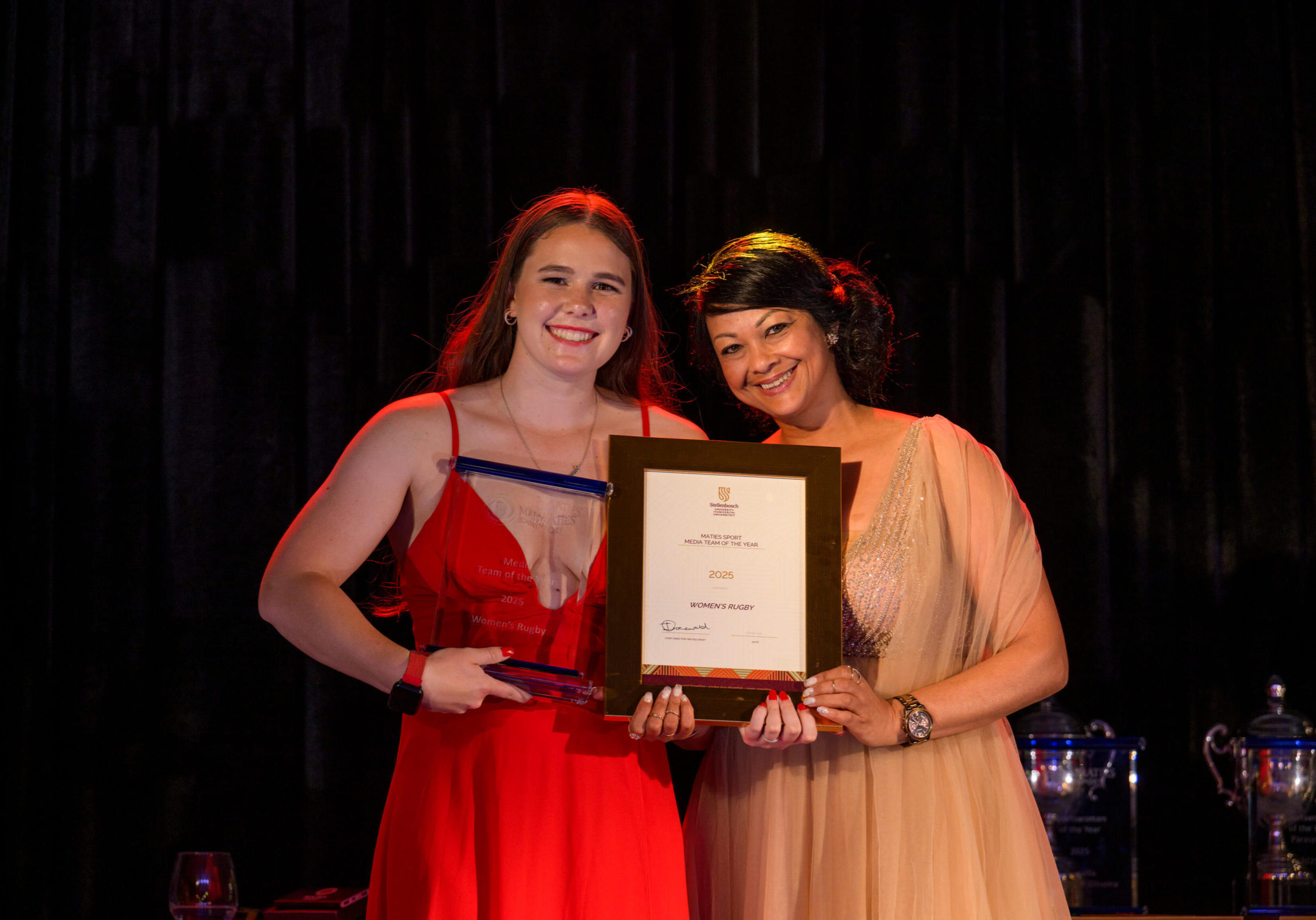 MEDIA AWARD MATIES WOMENS RUGBY MEDIA AWARD MATIES WOMENS RUGBY